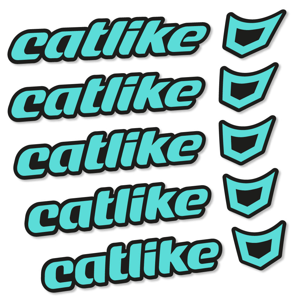 Stickers Catlike compatibles Autocollants casque
