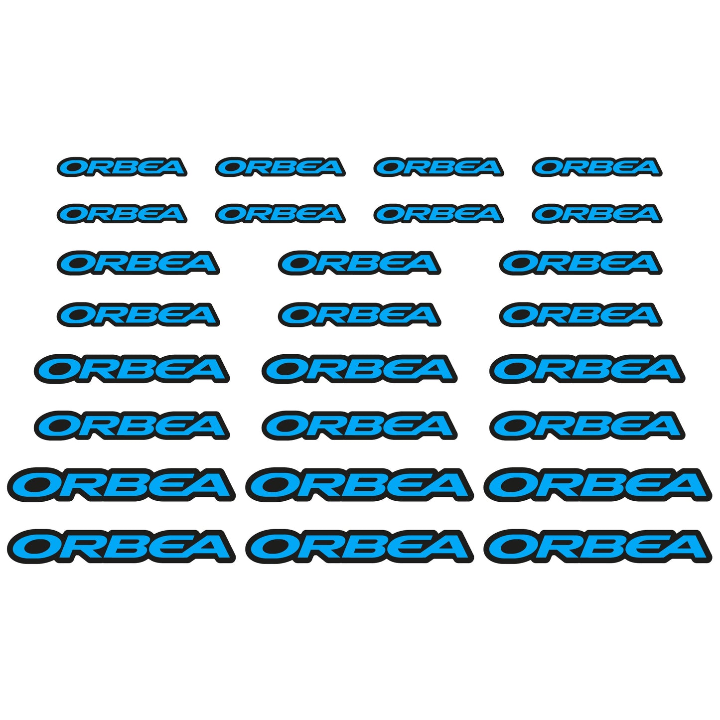 Stickers Orbea compatibles Autocollants casque