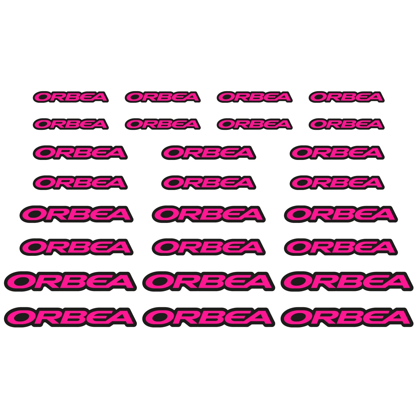 Stickers Orbea compatibles Autocollants casque