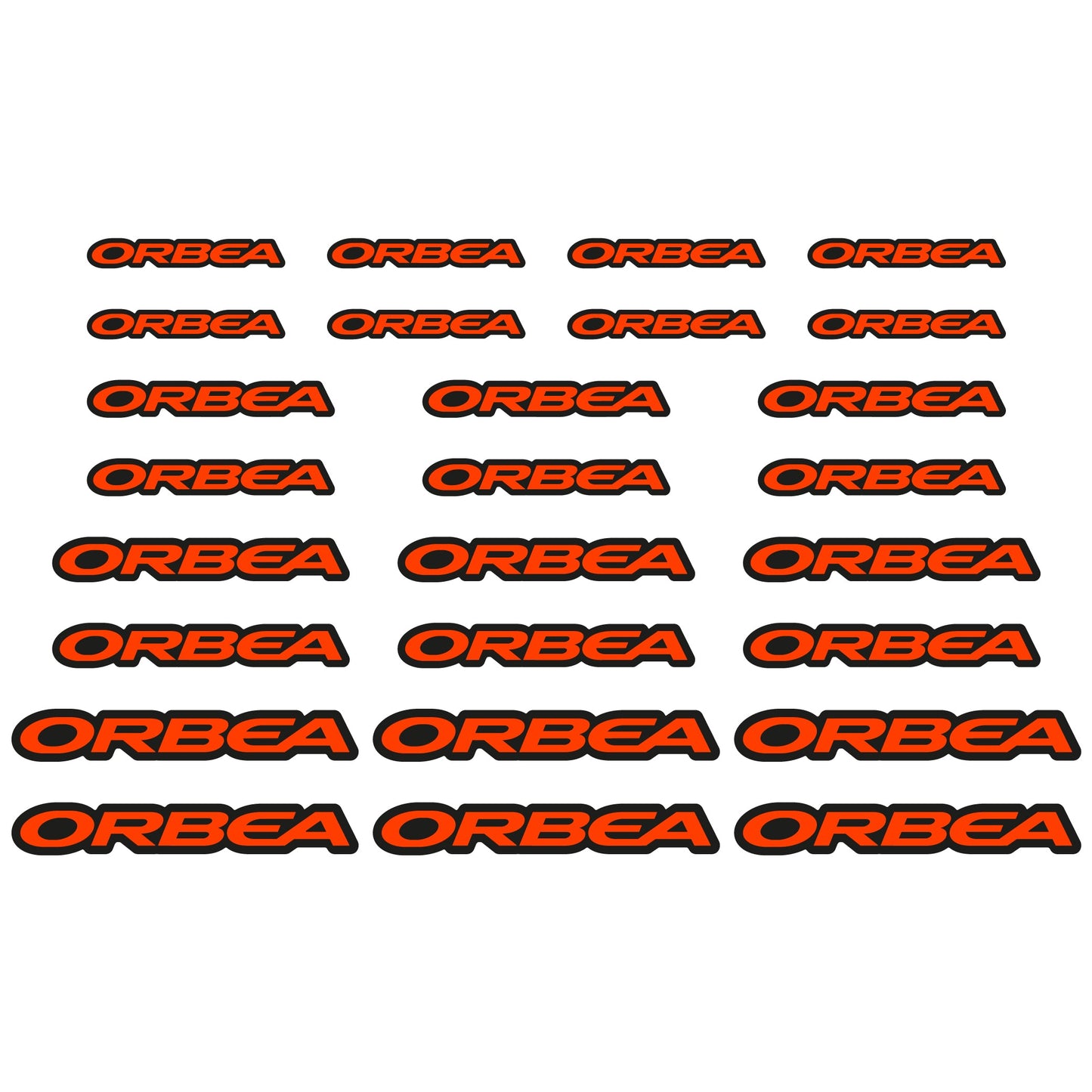 Stickers Orbea compatibles Autocollants casque