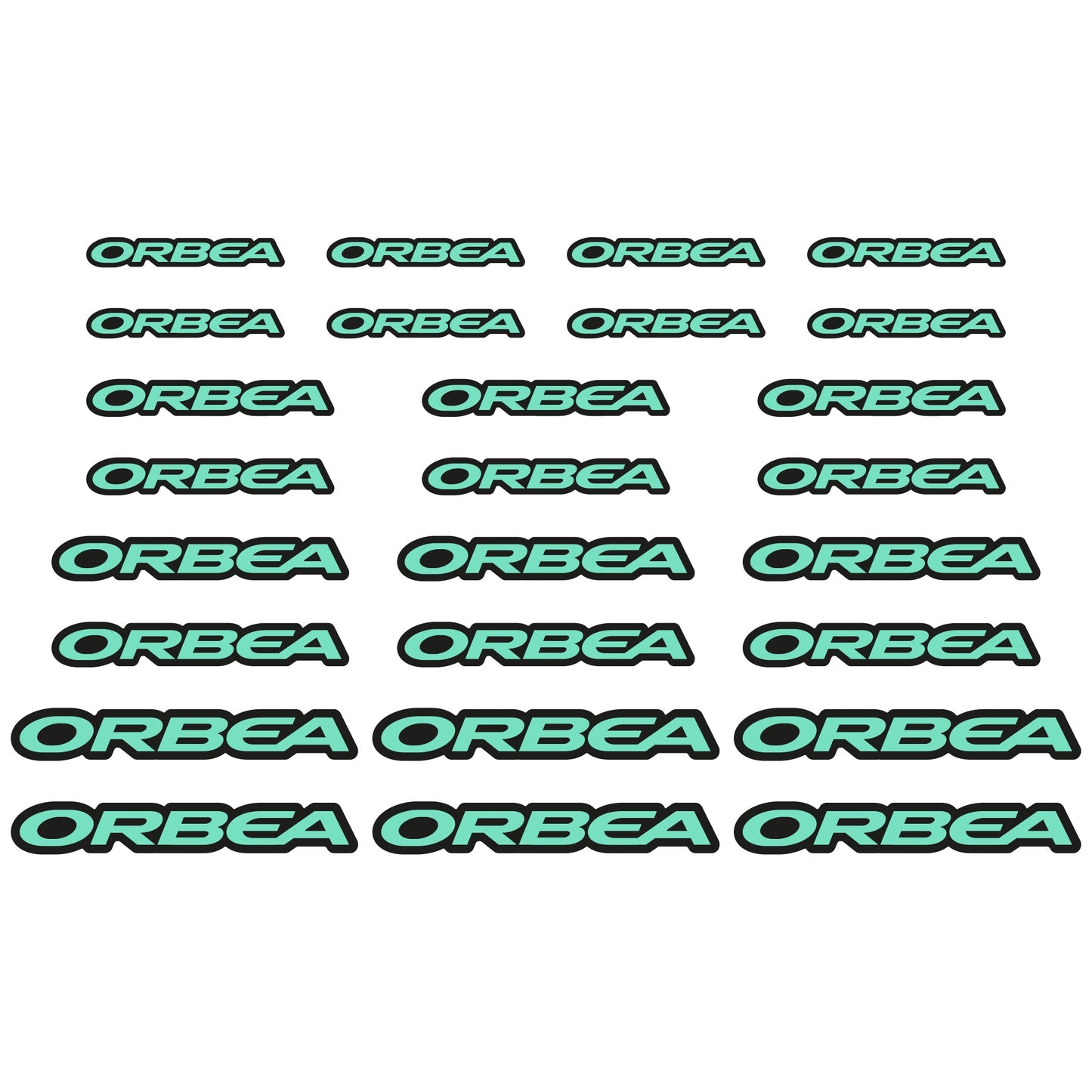 Stickers Orbea compatibles Autocollants casque