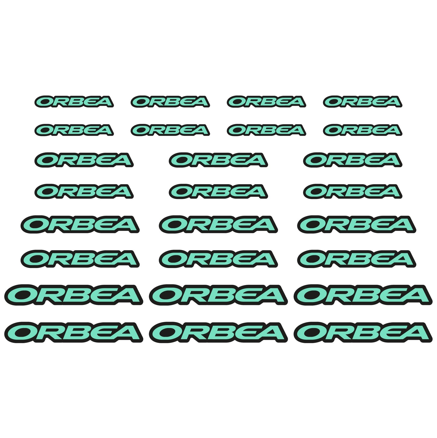Stickers Orbea compatibles Autocollants casque