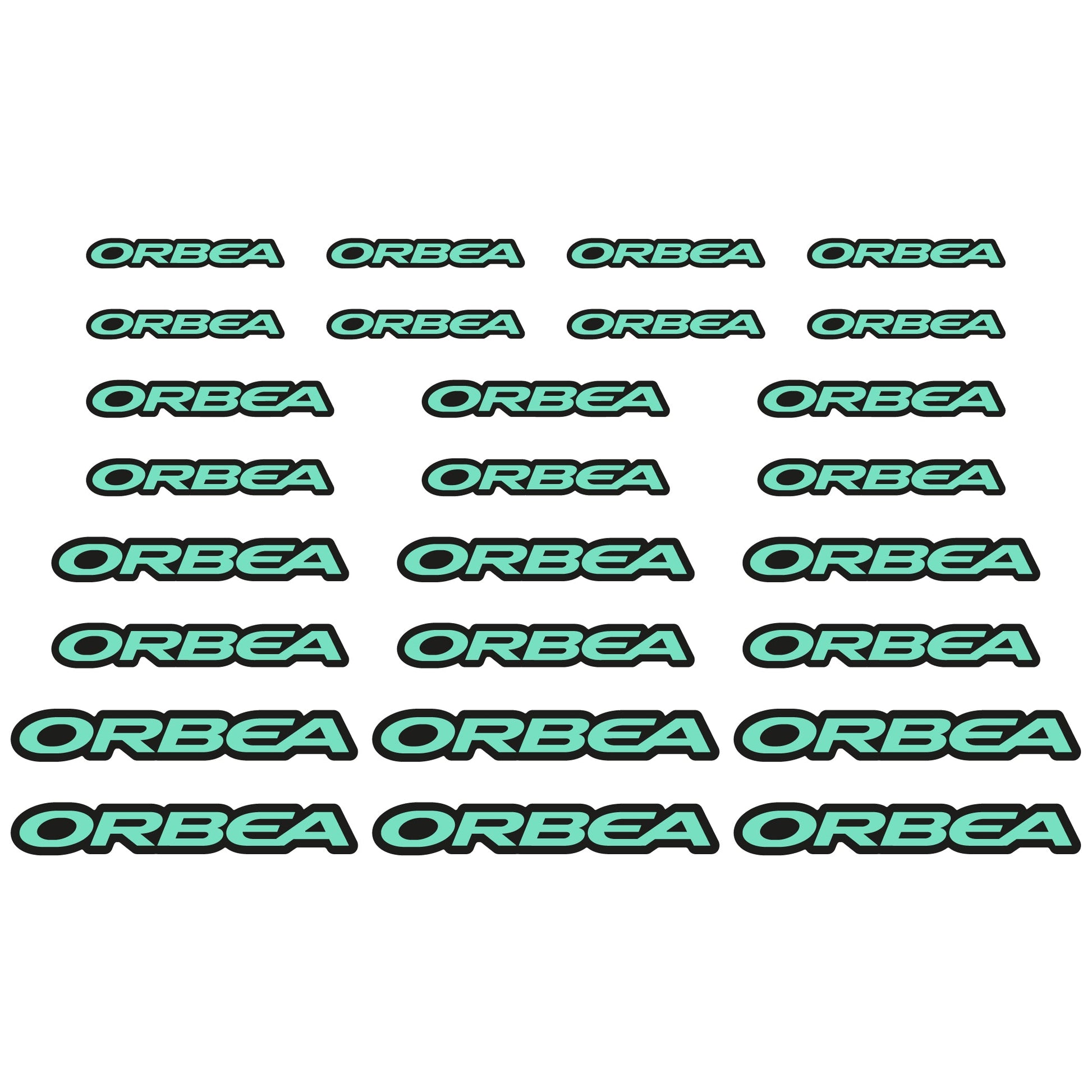 Stickers Orbea compatibles Autocollants casque