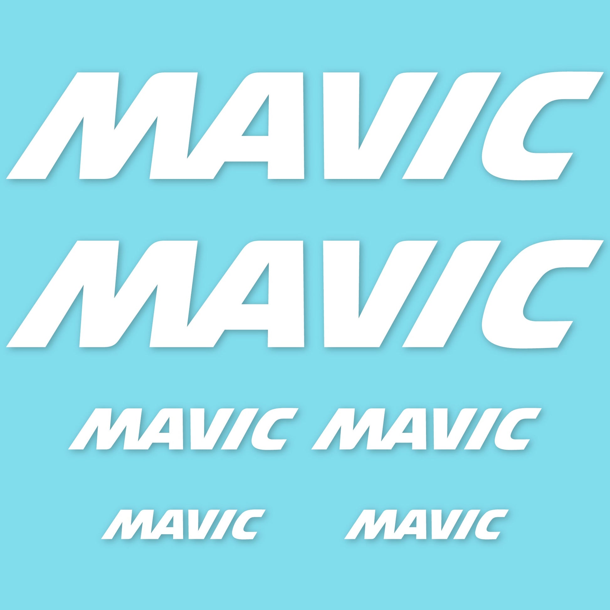 Stickers Mavic compatibles Autocollants casque