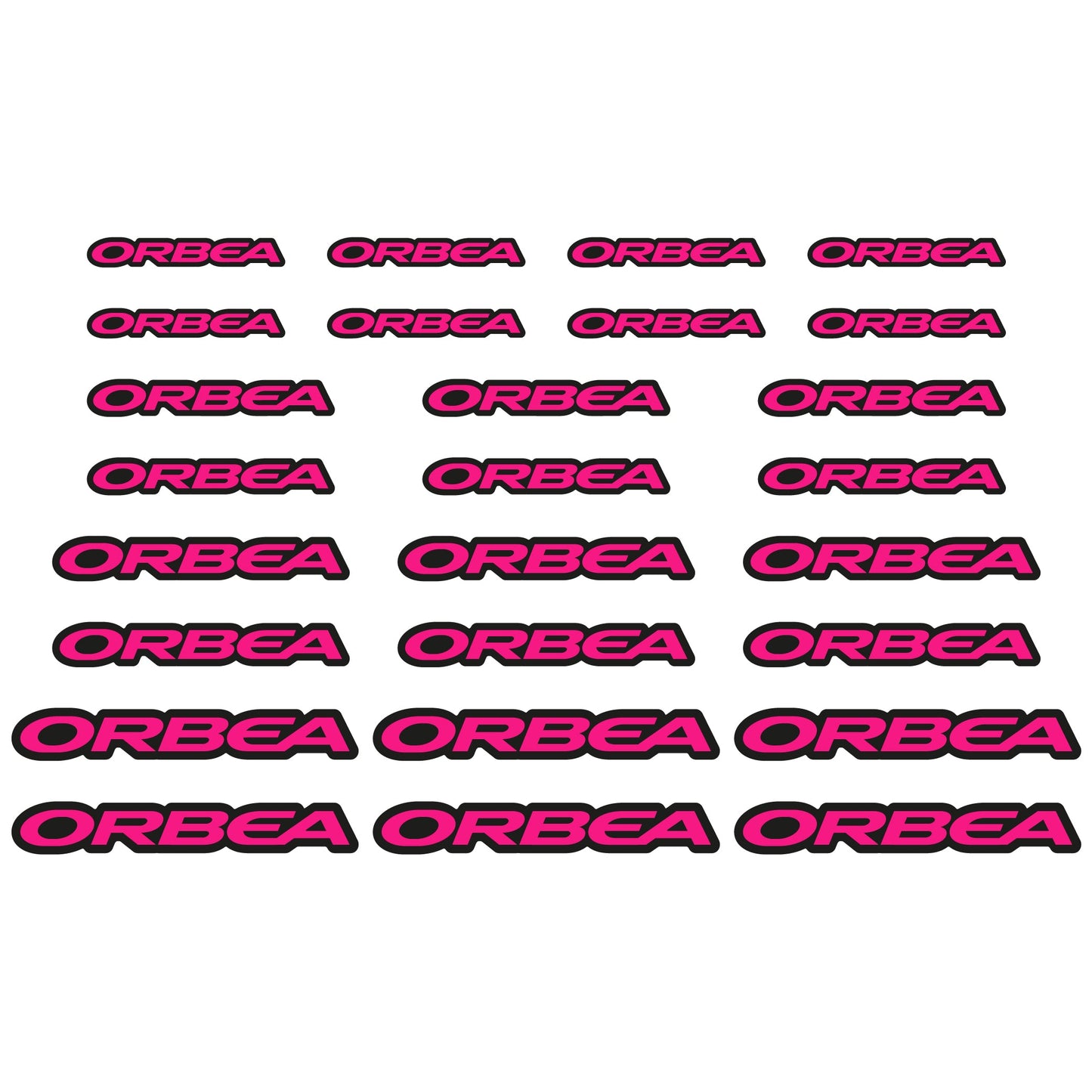 Stickers Orbea compatibles Autocollants casque