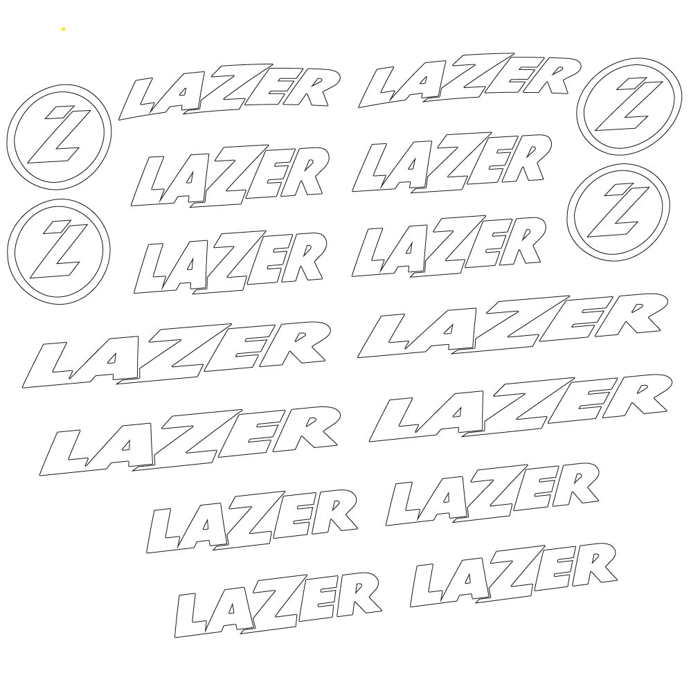 Stickers Lazer compatibles Autocollants casque
