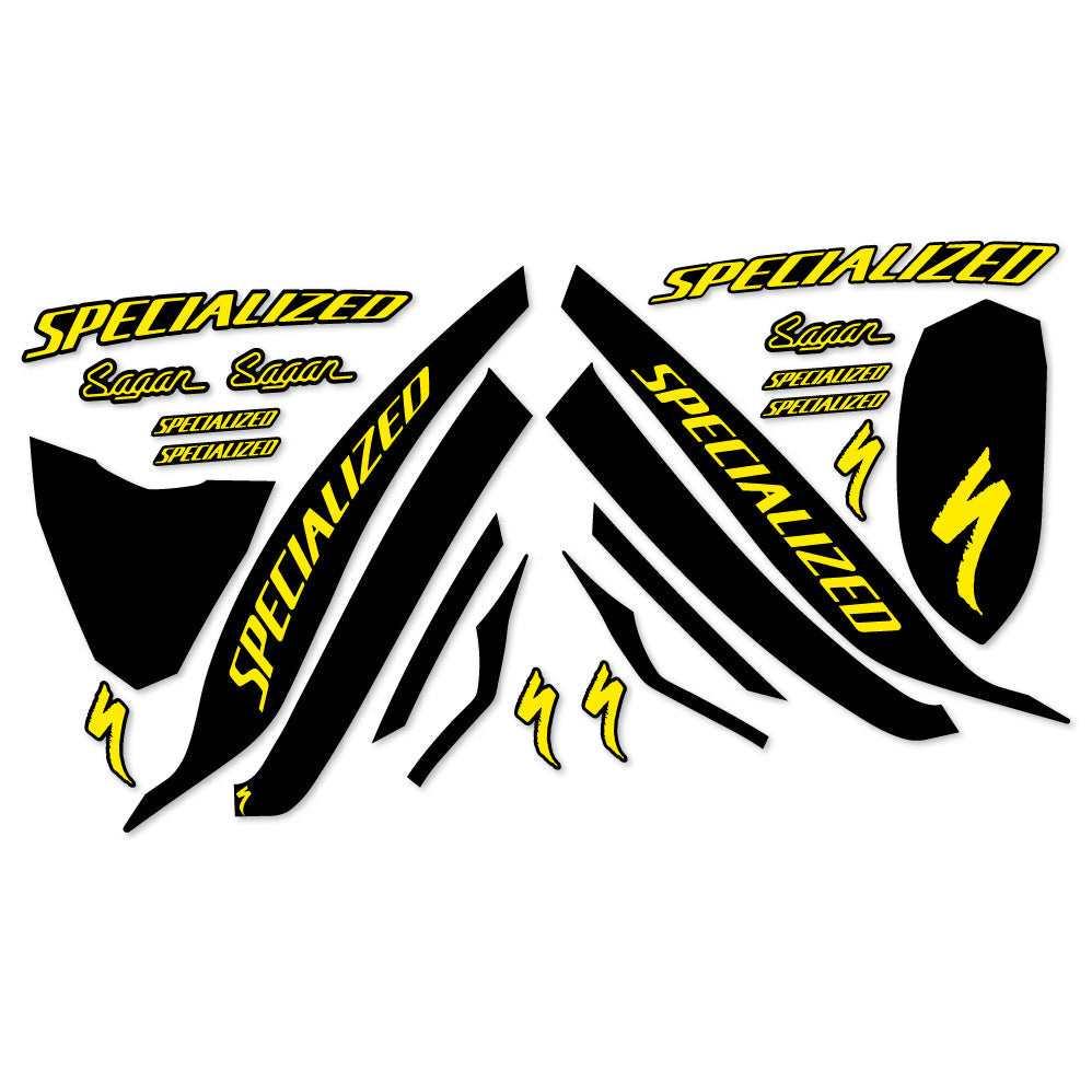 Stickers Specialized SWorks Evade 2 Angi Mips Sagan Collection LTD Autocollants casque