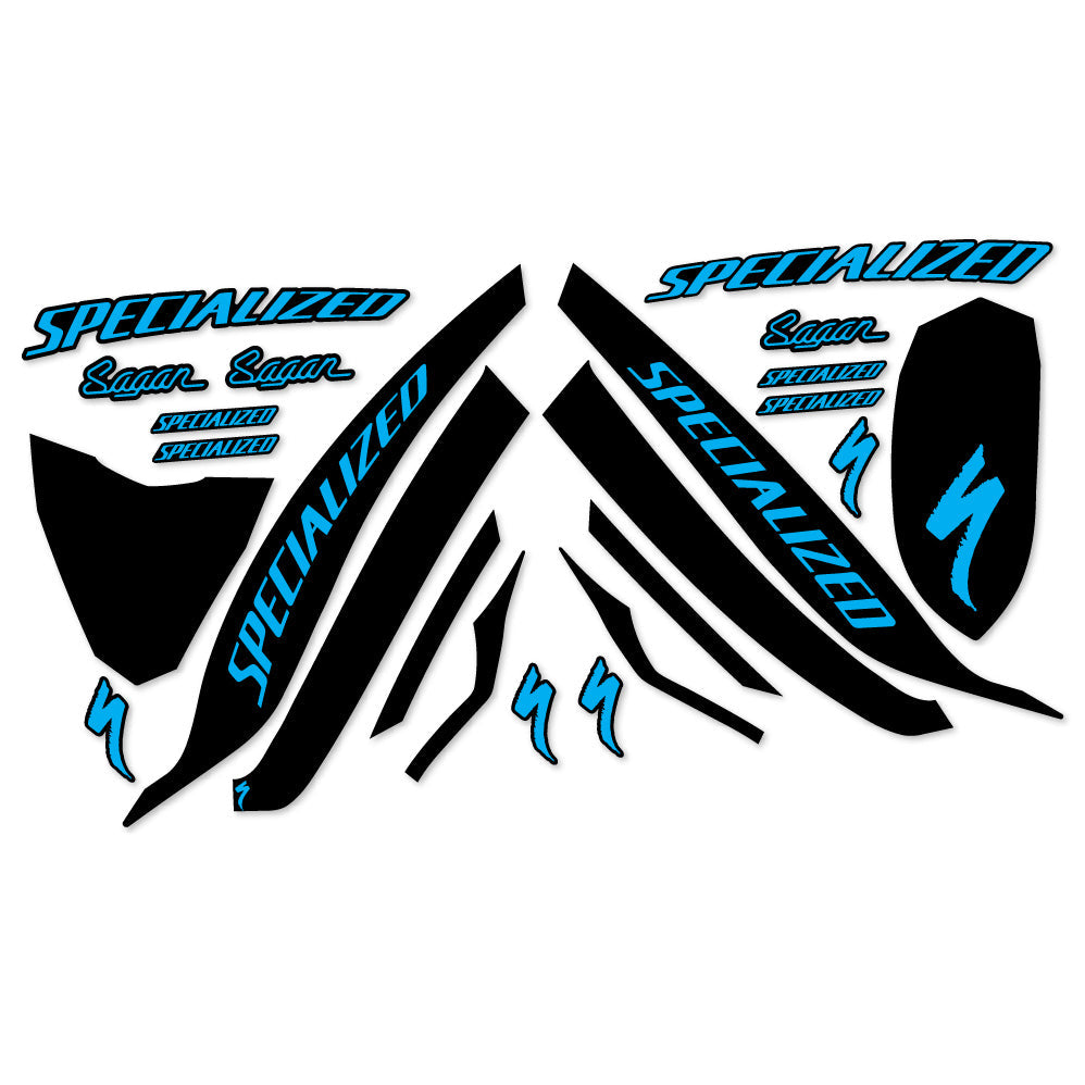 Stickers Specialized SWorks Evade 2 Angi Mips Sagan Collection LTD Autocollants casque