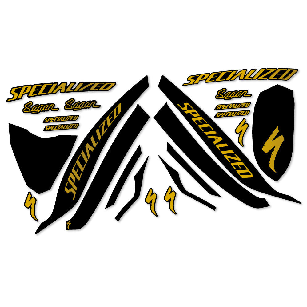 Stickers Specialized SWorks Evade 2 Angi Mips Sagan Collection LTD Autocollants casque