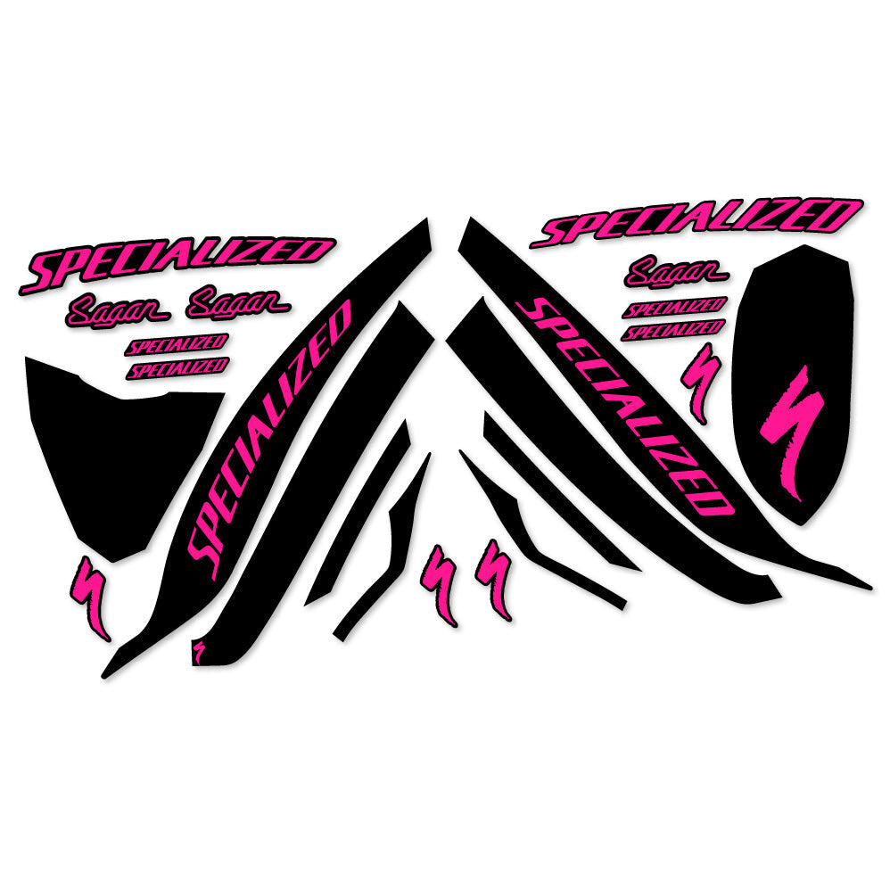 Stickers Specialized SWorks Evade 2 Angi Mips Sagan Collection LTD Autocollants casque