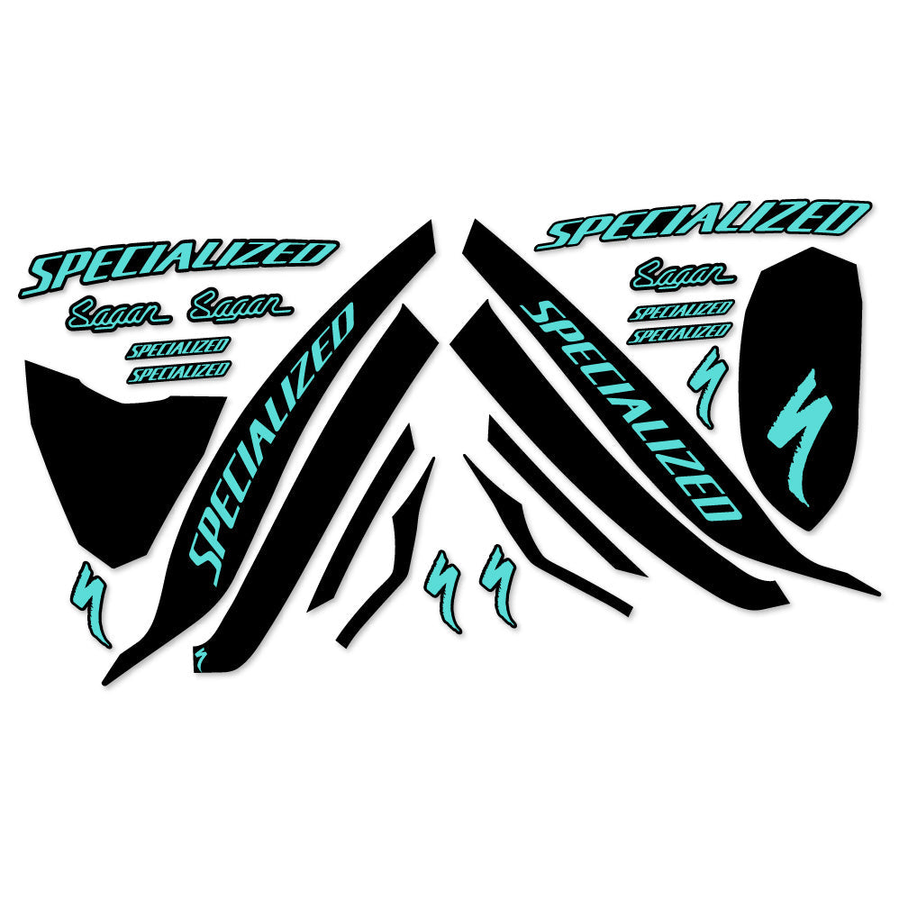 Stickers Specialized SWorks Evade 2 Angi Mips Sagan Collection LTD Autocollants casque