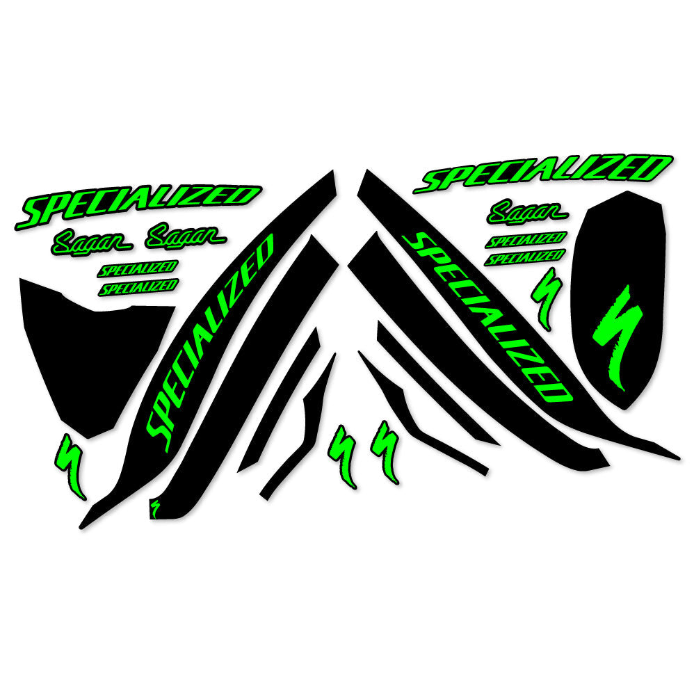 Stickers Specialized SWorks Evade 2 Angi Mips Sagan Collection LTD Autocollants casque