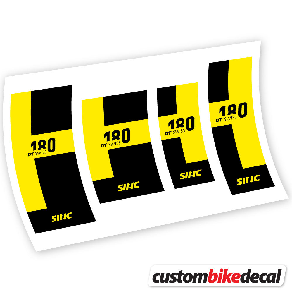 Decal for DT Swiss 180 hub – bike sticker vinyl, view 5