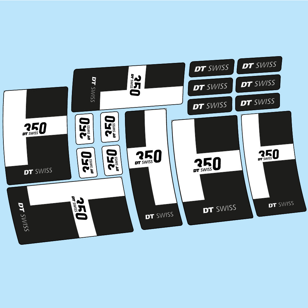 Stickers DT Swiss 350 2021 compatibles Autocollants moyeux