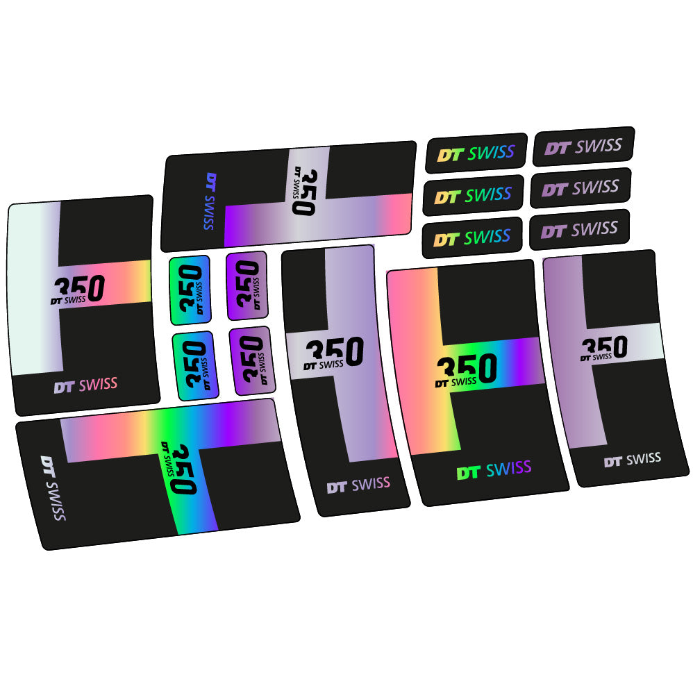 Stickers DT Swiss 350 2021 compatibles Autocollants moyeux