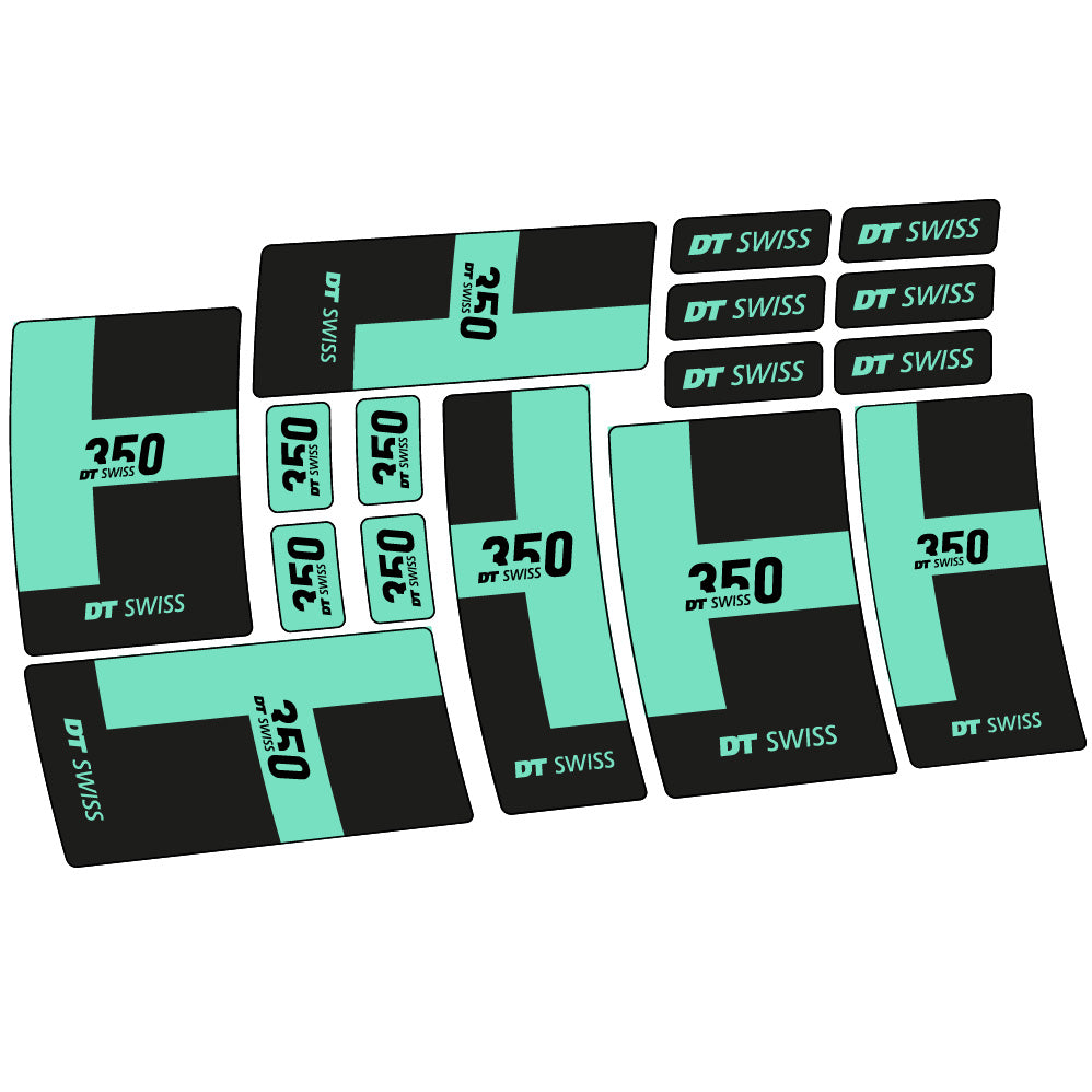 Stickers DT Swiss 350 2021 compatibles Autocollants moyeux