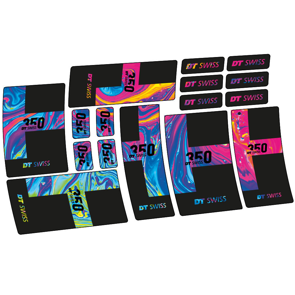 Stickers DT Swiss 350 2021 compatibles Autocollants moyeux