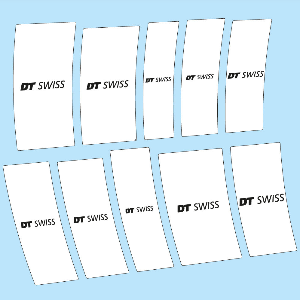 Stickers DT Swiss P1800 compatibles Autocollants moyeux