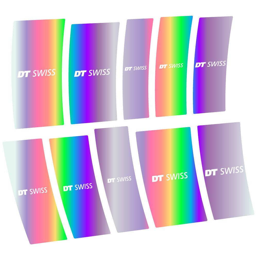 Stickers DT Swiss P1800 compatibles Autocollants moyeux