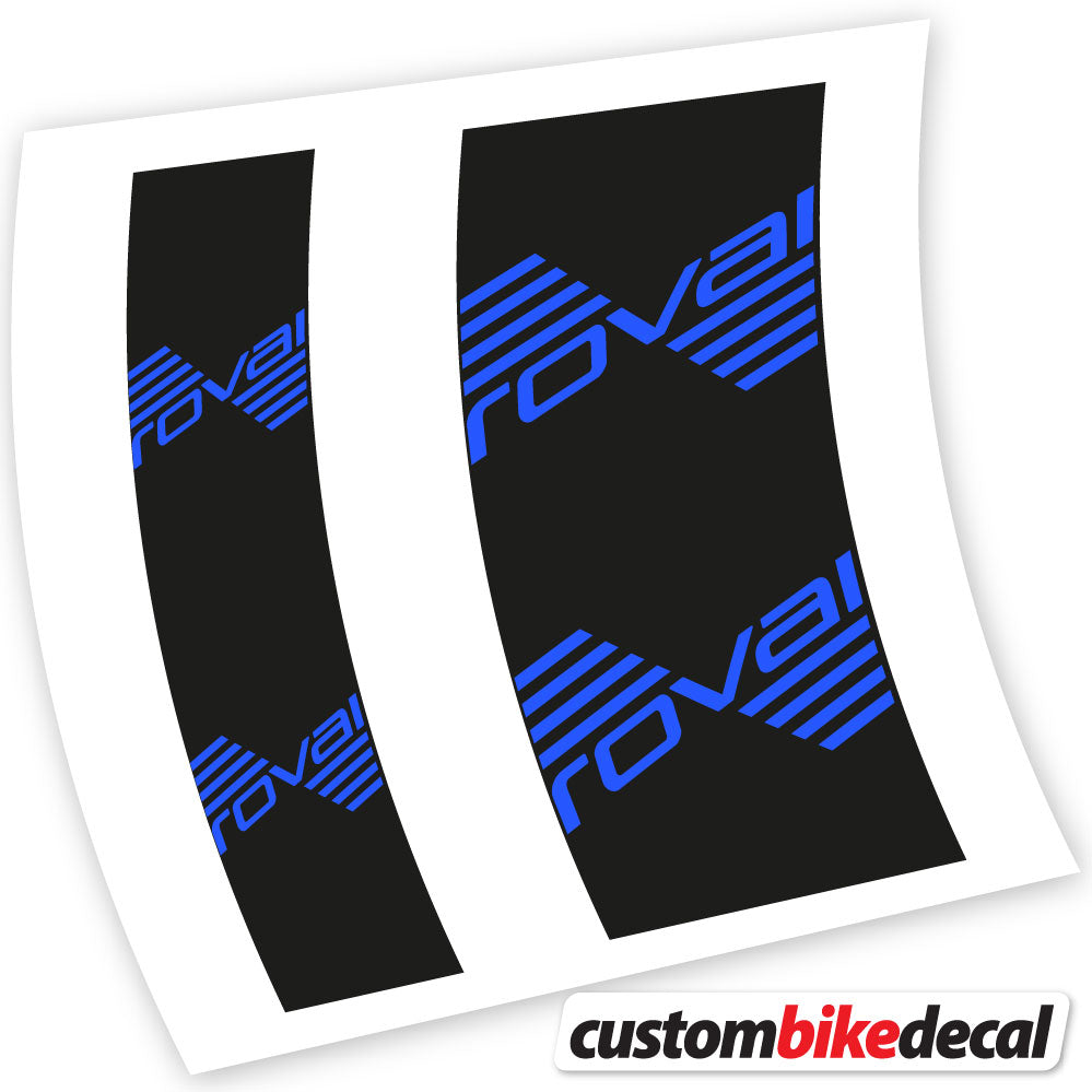 Medium Blue decal for Roval hub – bike sticker vinyl