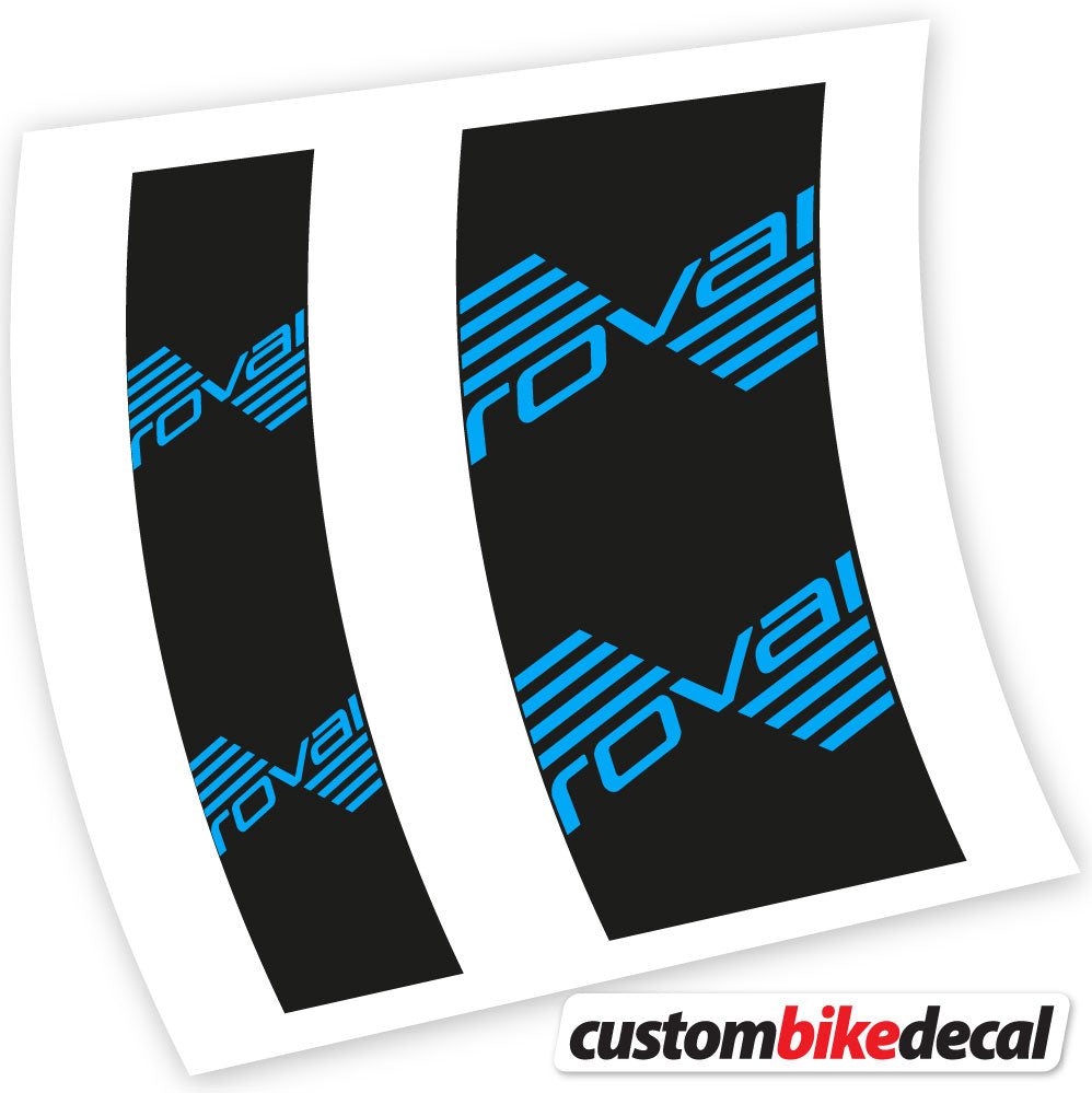 Sky Blue decal for Roval hub – bike sticker vinyl