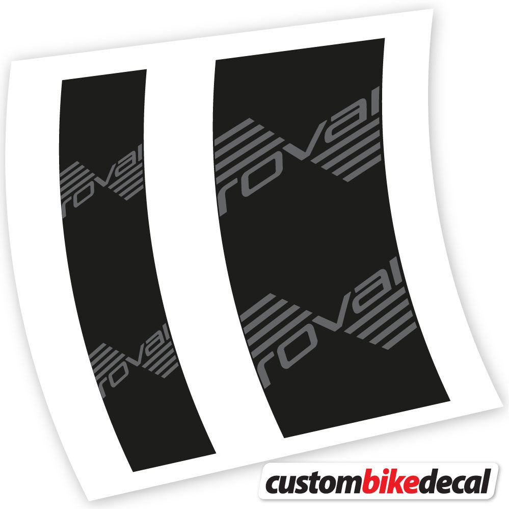 Trafc Grey decal for Roval hub – bike sticker vinyl