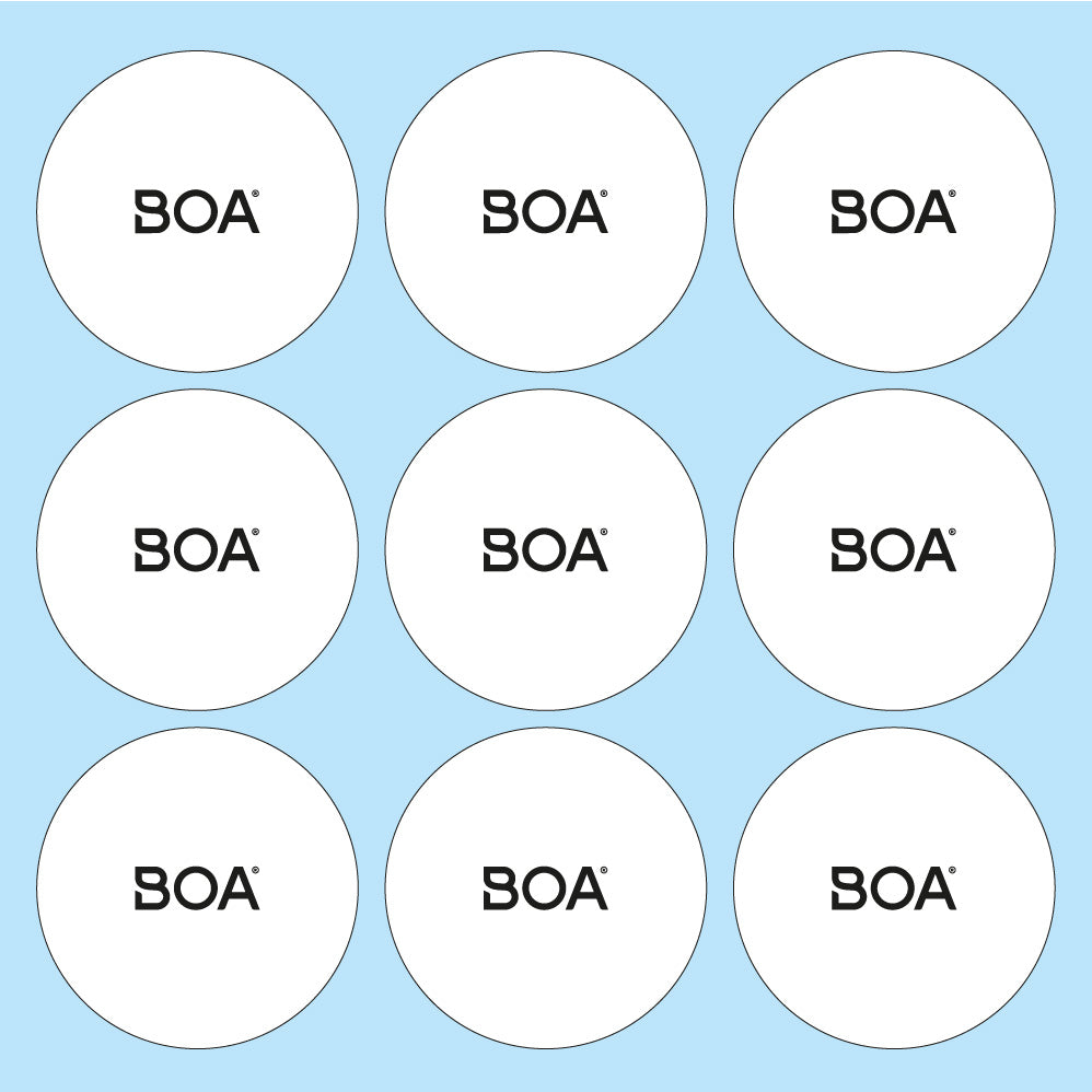 Stickers Boa, Zipper Sneakers compatibles Autocollants