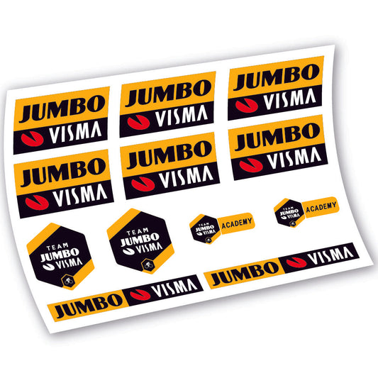 Stickers Jumbo Visma compatibles Autocollants cadre Route