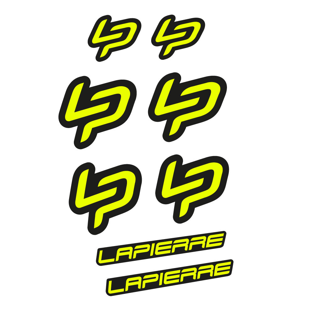 Stickers Lapierre compatibles - Autocollants cadre vélo