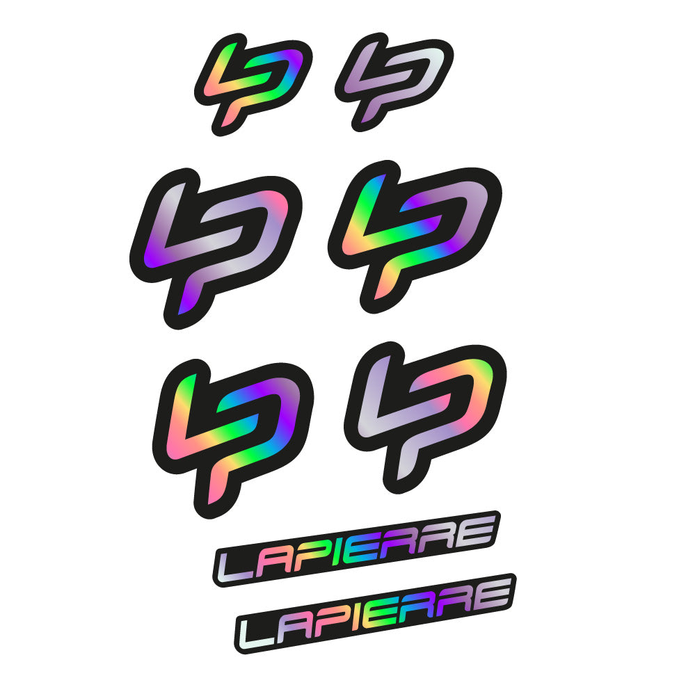 Stickers Lapierre compatibles - Autocollants cadre vélo