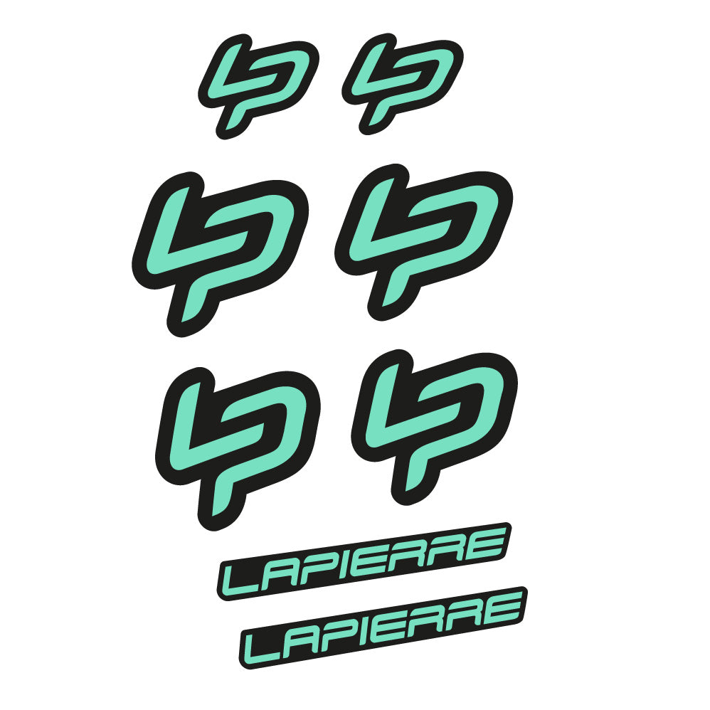 Stickers Lapierre compatibles - Autocollants cadre vélo