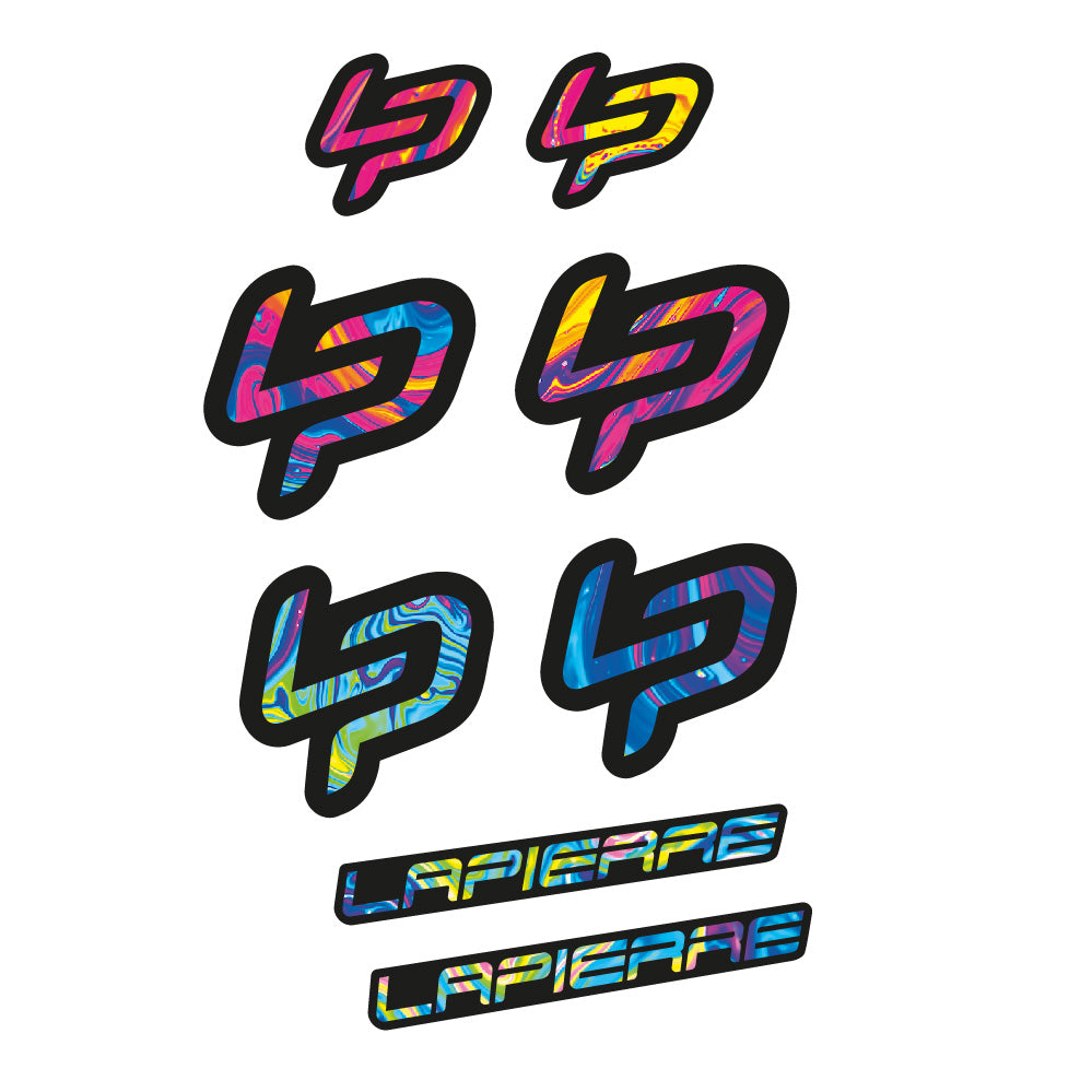 Stickers Lapierre compatibles - Autocollants cadre vélo