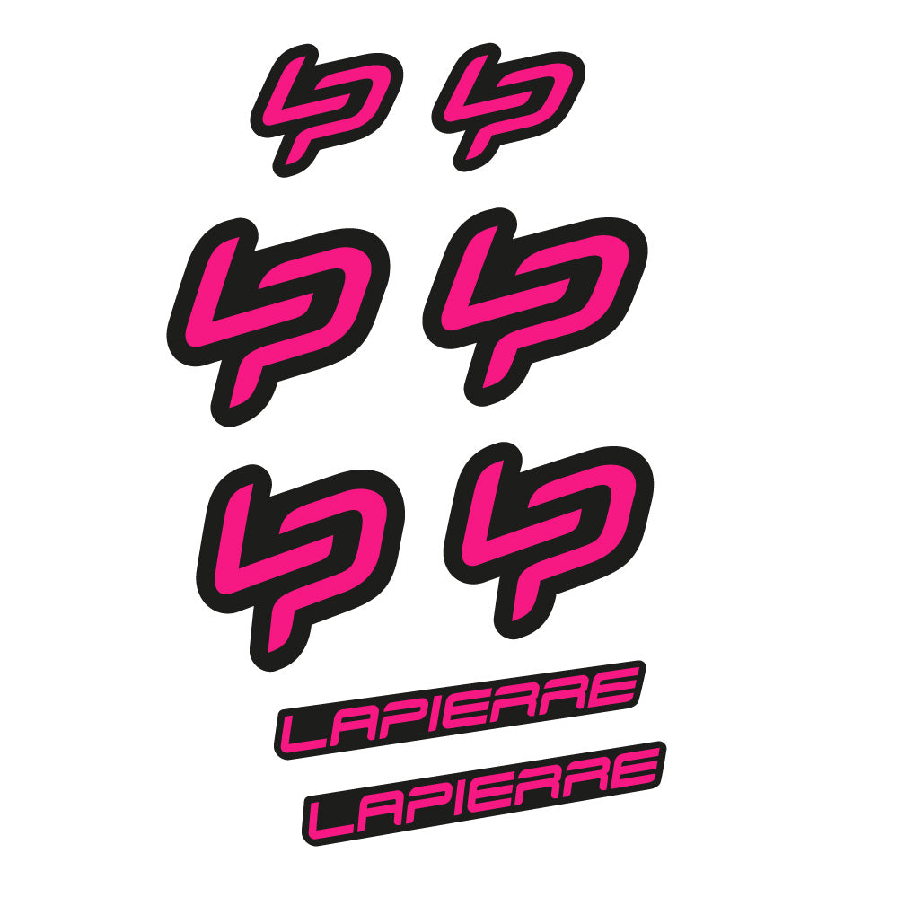 Stickers Lapierre compatibles - Autocollants cadre vélo