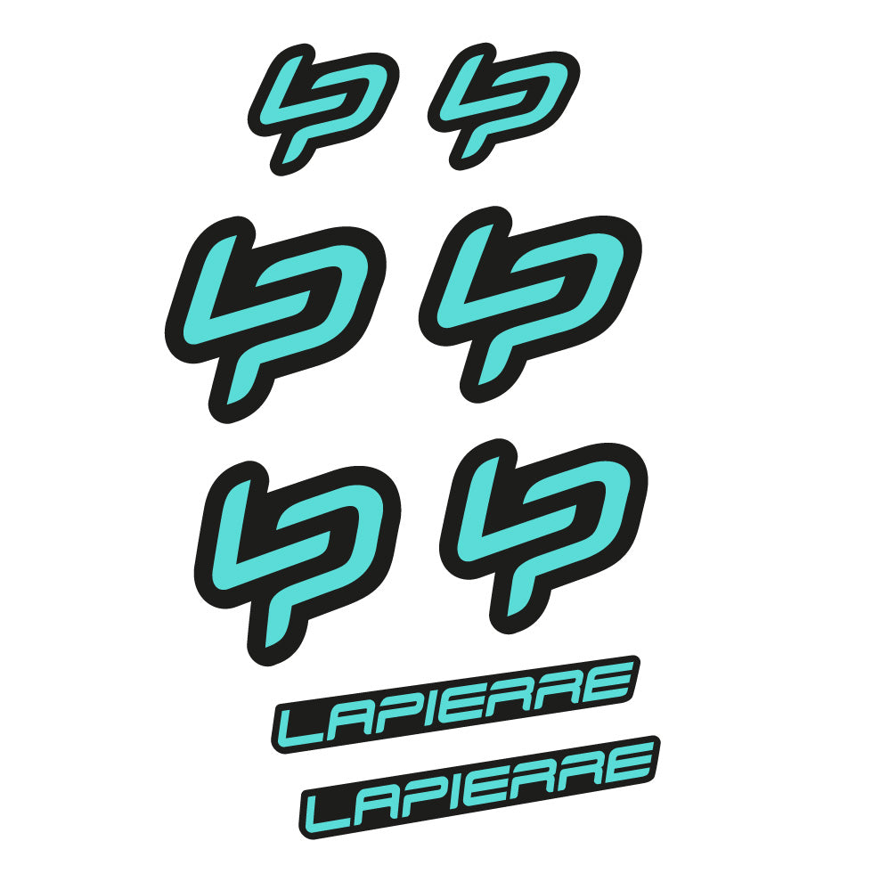 Stickers Lapierre compatibles - Autocollants cadre vélo