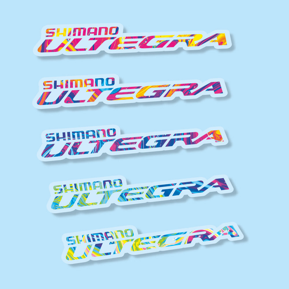 Stickers Shimano Ultegra compatibles - Autocollants cadre vélo