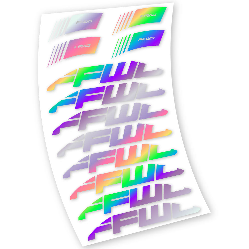 Stickers FastForward Disc, Lenticular compatibles Autocollants roues