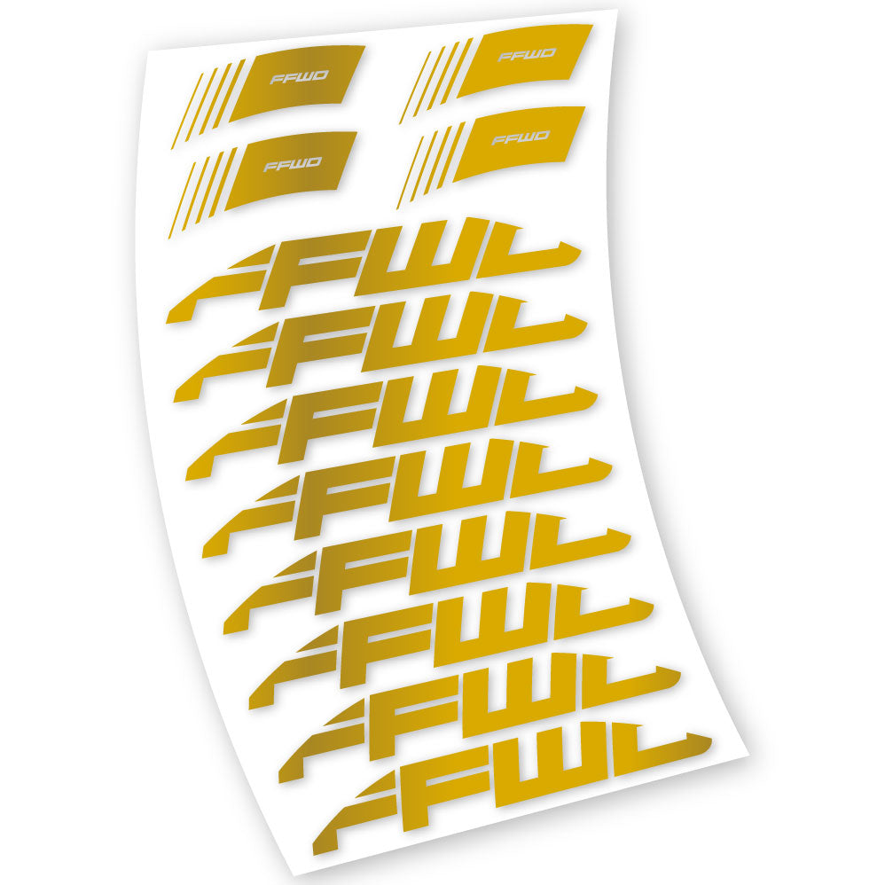 Stickers FastForward Disc, Lenticular compatibles Autocollants roues