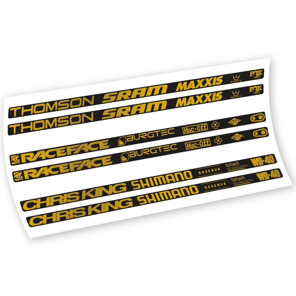 Stickers Various Drands compatibles Autocollants cadre