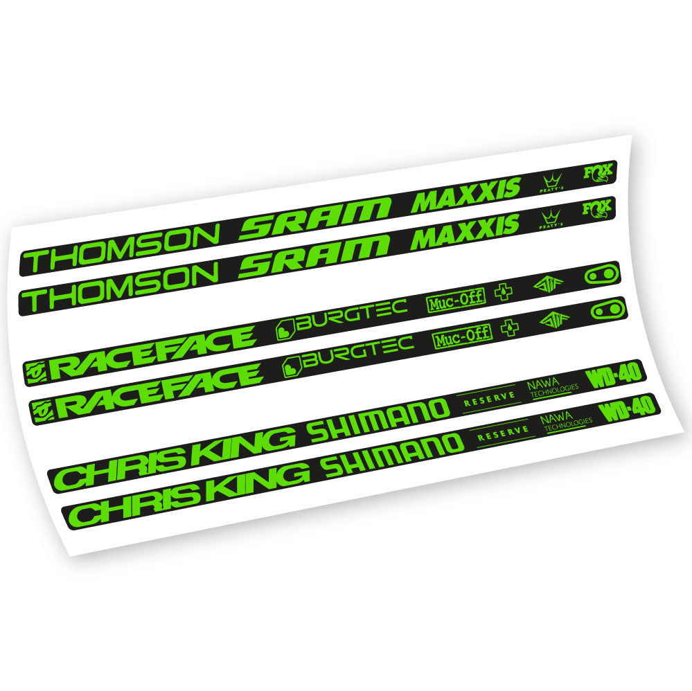 Stickers Various Drands compatibles Autocollants cadre