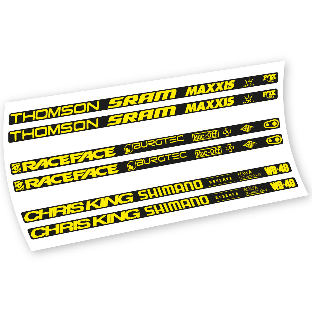 Stickers Various Drands compatibles Autocollants cadre