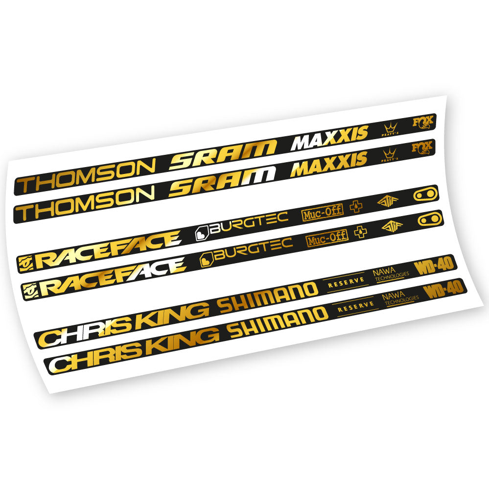 Stickers Various Drands compatibles Autocollants cadre