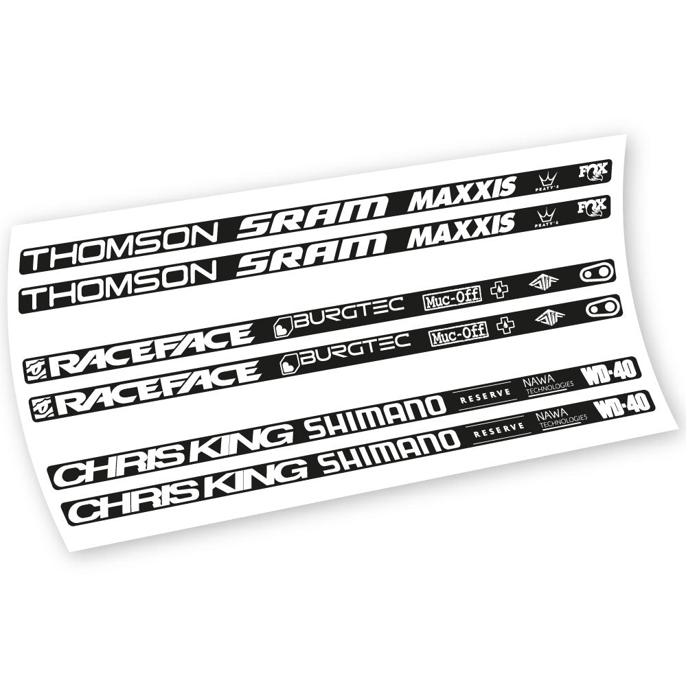 Stickers Various Drands compatibles Autocollants cadre