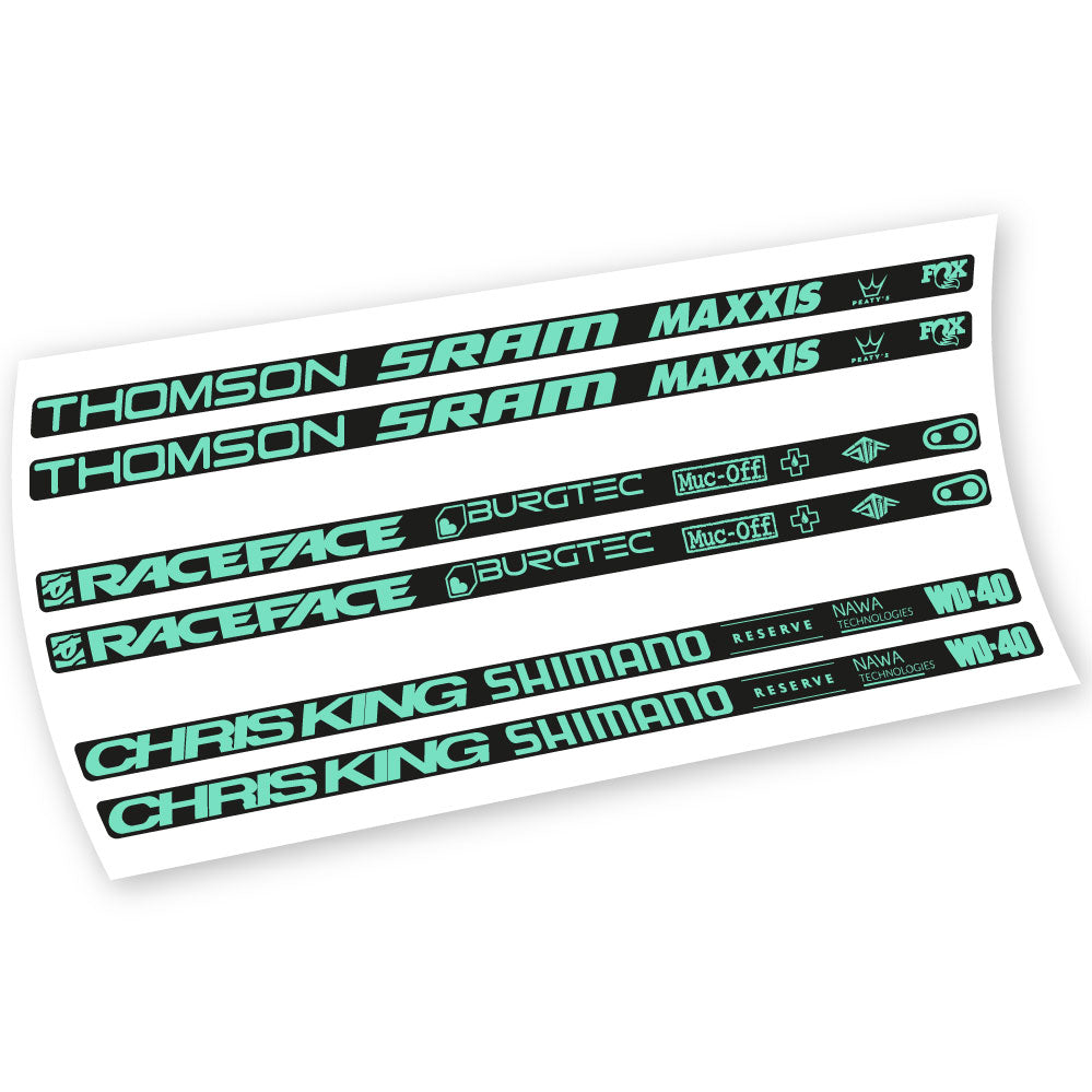 Stickers Various Drands compatibles Autocollants cadre