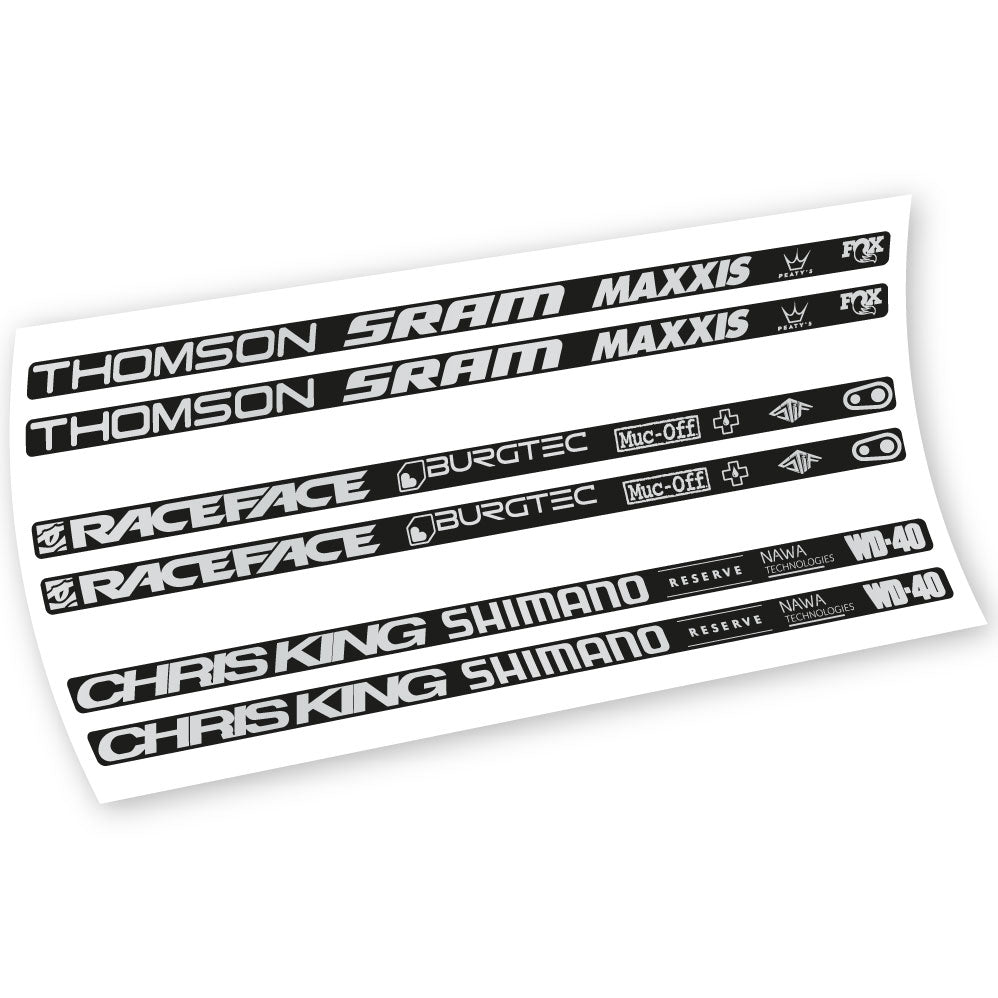 Stickers Various Drands compatibles Autocollants cadre