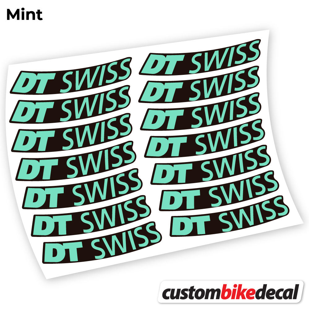 Mint decal for DT Swiss Logo Bikes MTB wheel – bike sticker vinyl