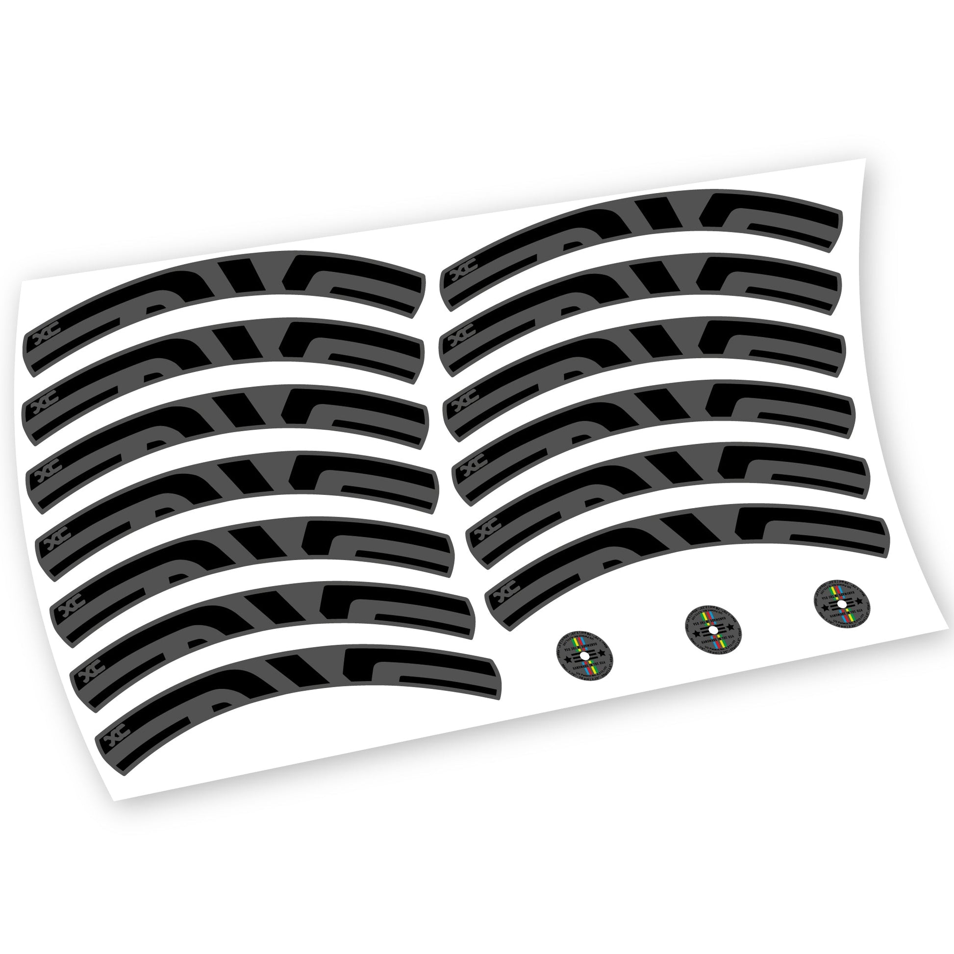 Stickers Enve XC, VTT compatibles Autocollants roues VTT
