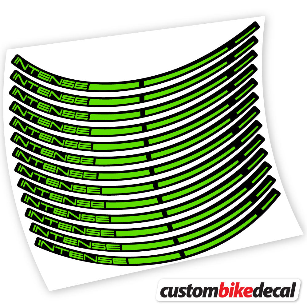 Decal for Intense MTB wheel – bike sticker vinyl, view 2