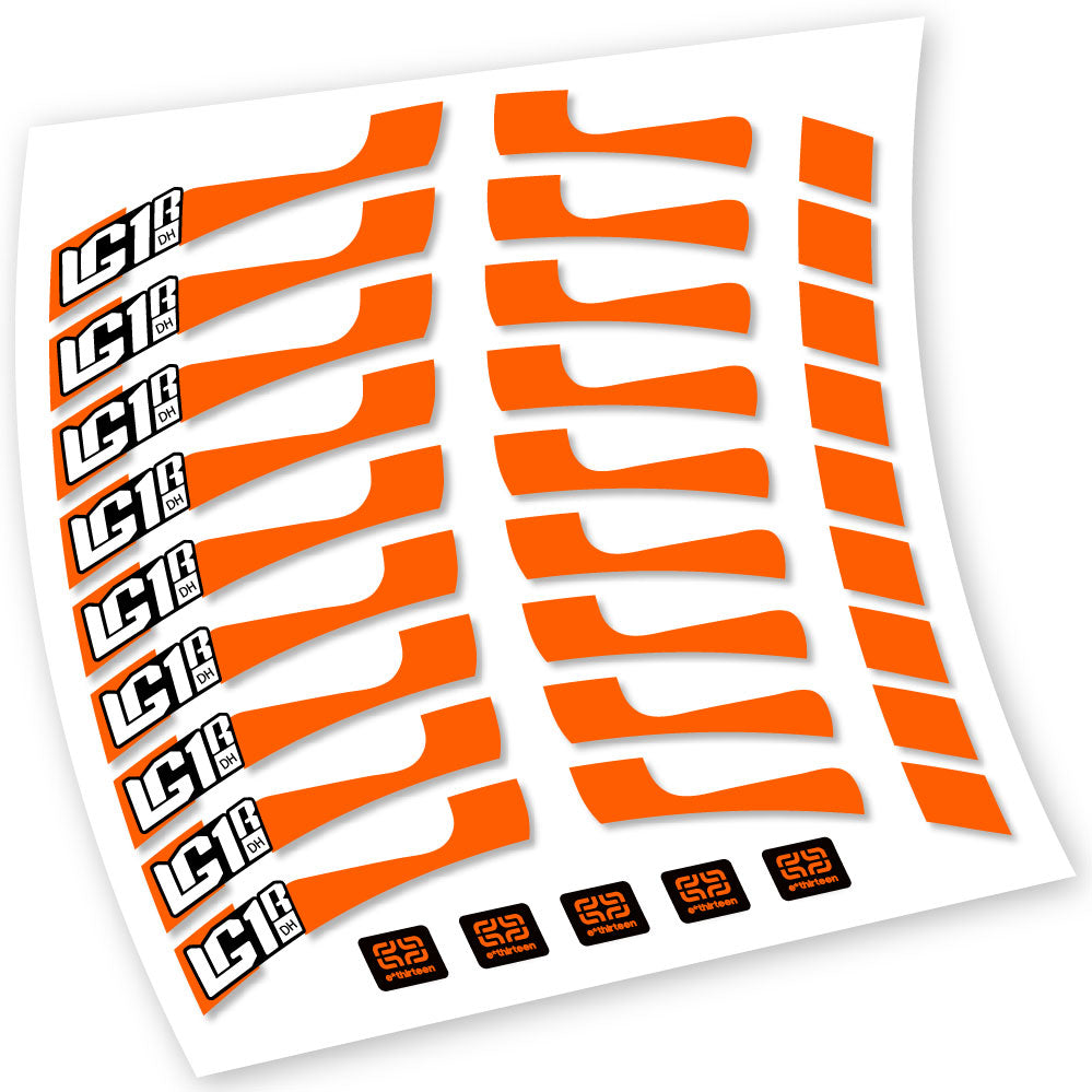 Stickers EThirteen LG1 DH compatibles Autocollants roues VTT