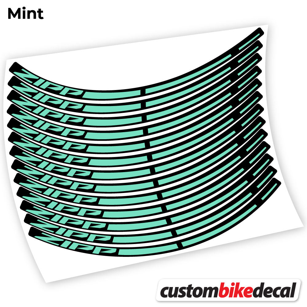 Mint decal for Zipp MTB wheel – bike sticker vinyl