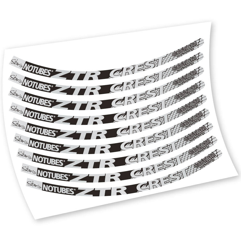 Stickers Notubes ZTR Crest compatibles Autocollants roues VTT 26"